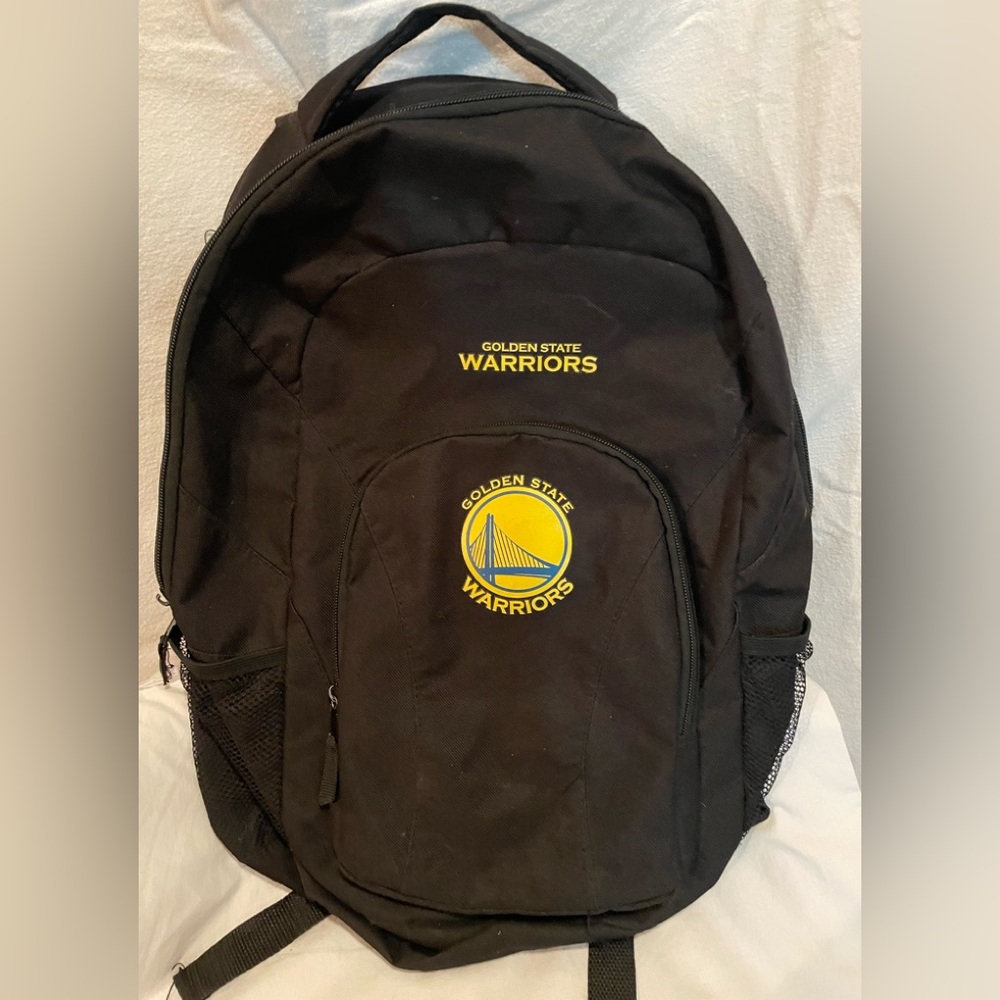 NBA Golden State Warriors Black Backpack